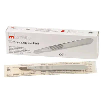 KLS Martin SE & Co. KG Einmal-Skalpell Fig.10 steril 10-295-10-04 Pa 10 KLS Martin SE & Co. KG Einmal-Skalpell Fig.10 steril 10-295-10-04 Pa 10