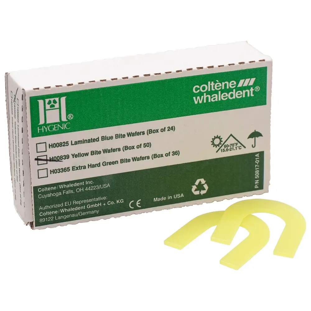 COLTENE HYGENIC® Wachse - Packung 50 Schablonen gelb