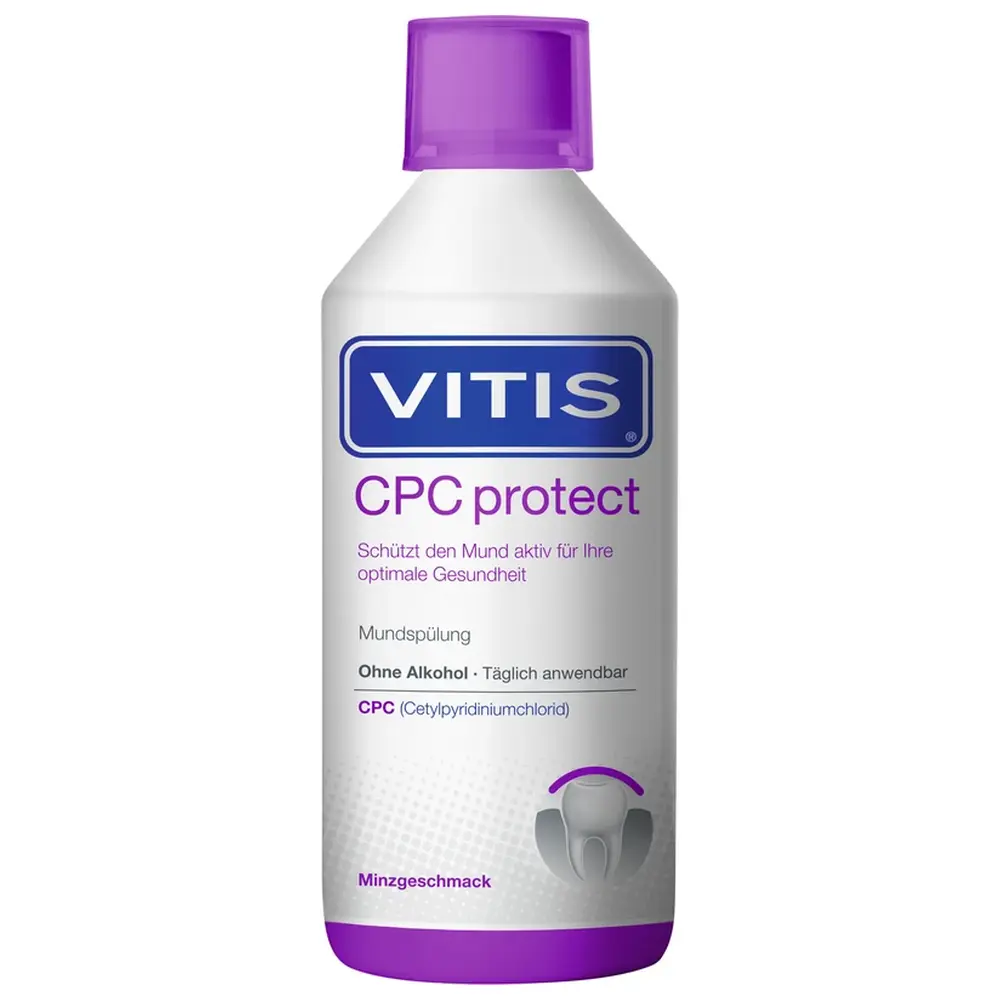 DENTAID VITIS® CPC protect Mundspülung - Flasche 500 ml