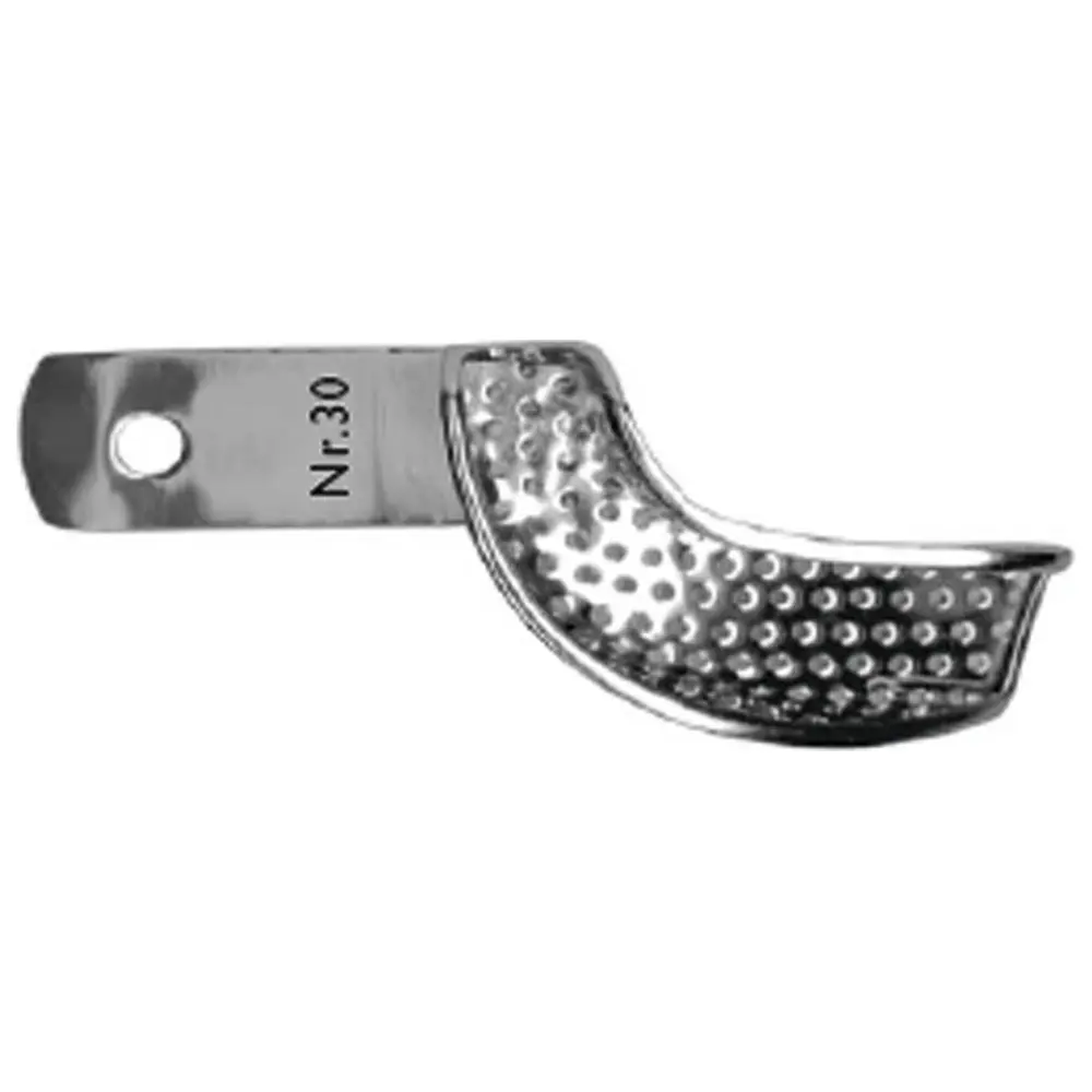 Hammacher Wiro-lock Abdrucklöffel - Stück 30P links, teilbezahnt, perforiert