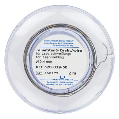 Dentaurum GmbH & Co. KG Reintitandraht rund D0,4mm Ro 2m