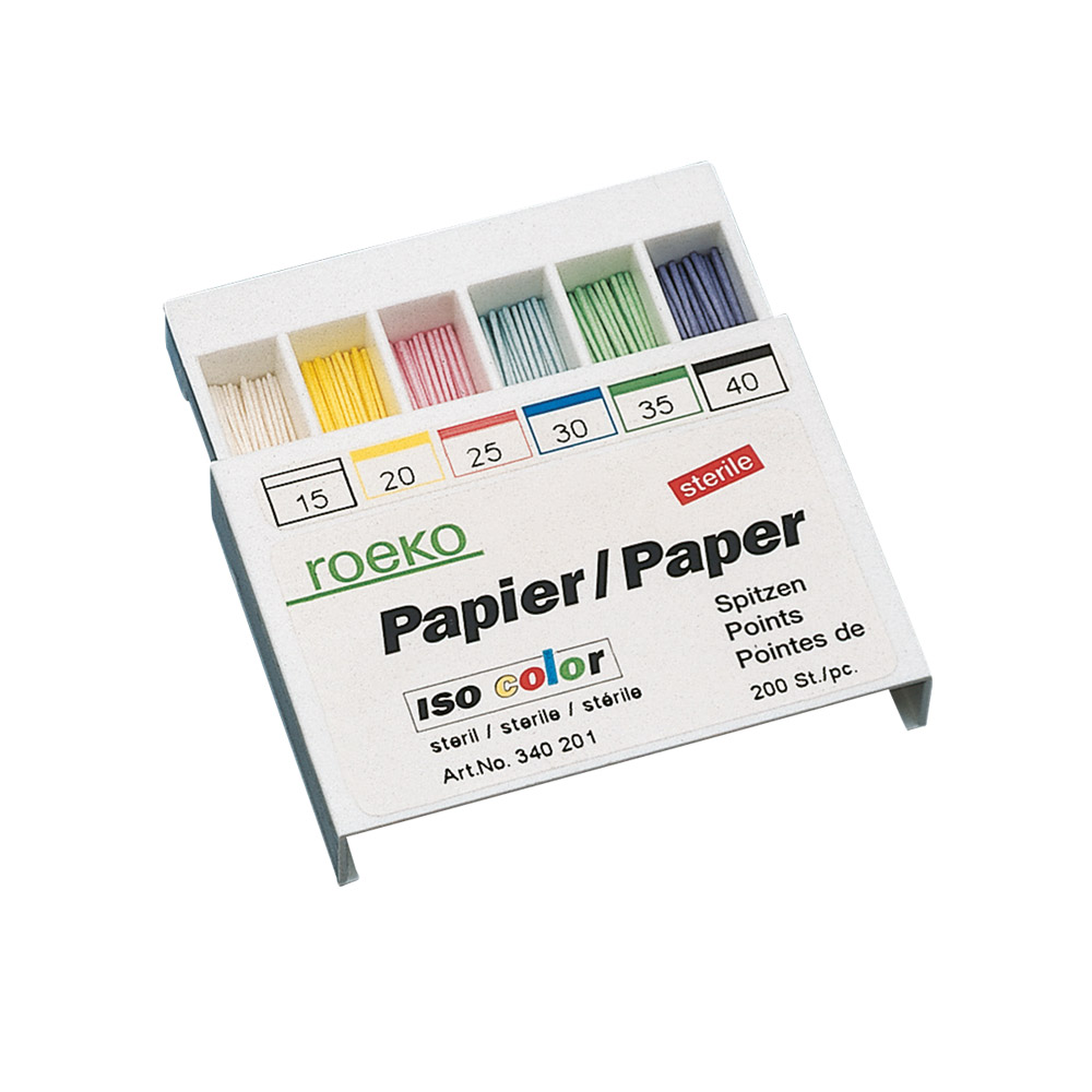 Papierspitzen color ISO 30 500St