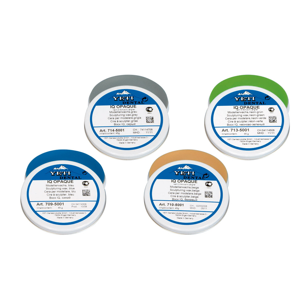 IQ Opaque Modellierwachs grau 45g Ds