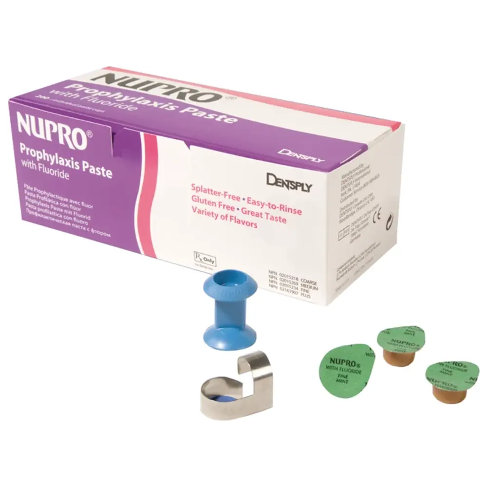 Dentsply Sirona NUPRO® mit Fluoride - Packung 200 x 2 g fein, Minze