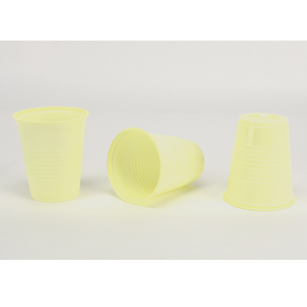 Mundspülbecher gelb 1000St Krt