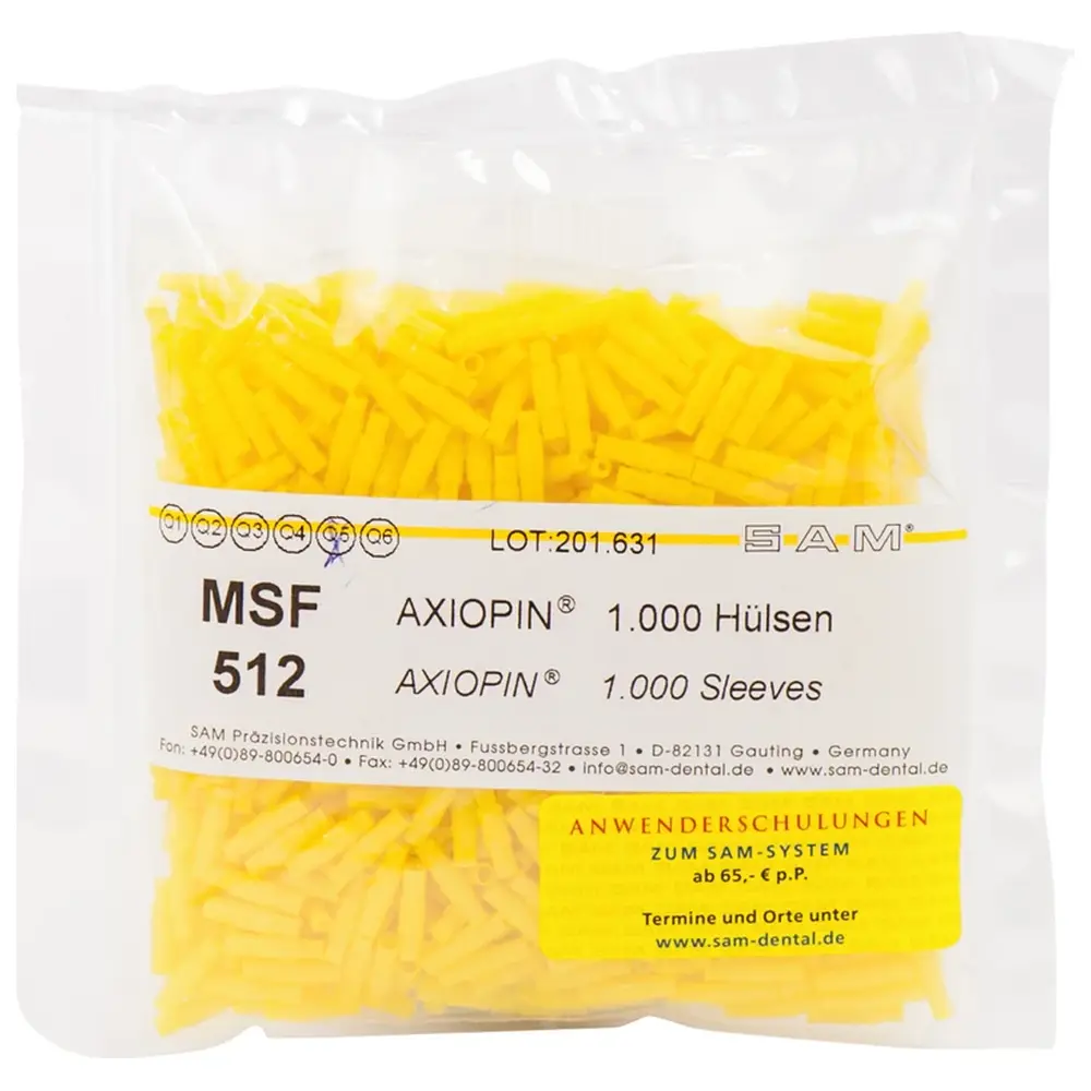 SAM® PIN SYSTEM AXIOPIN® - Nachfüllpackung 1.000 Hülsen