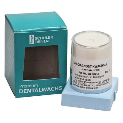 SCHULER-DENTAL S-U-Diagnostikwachs - Kegel 45 g Wachs A, intensiv weiß