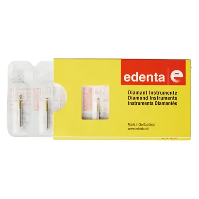 Edenta DIACUT V801 - Packung 5 Stück grün grob, FG, Figur 001 Kugel, ISO 014