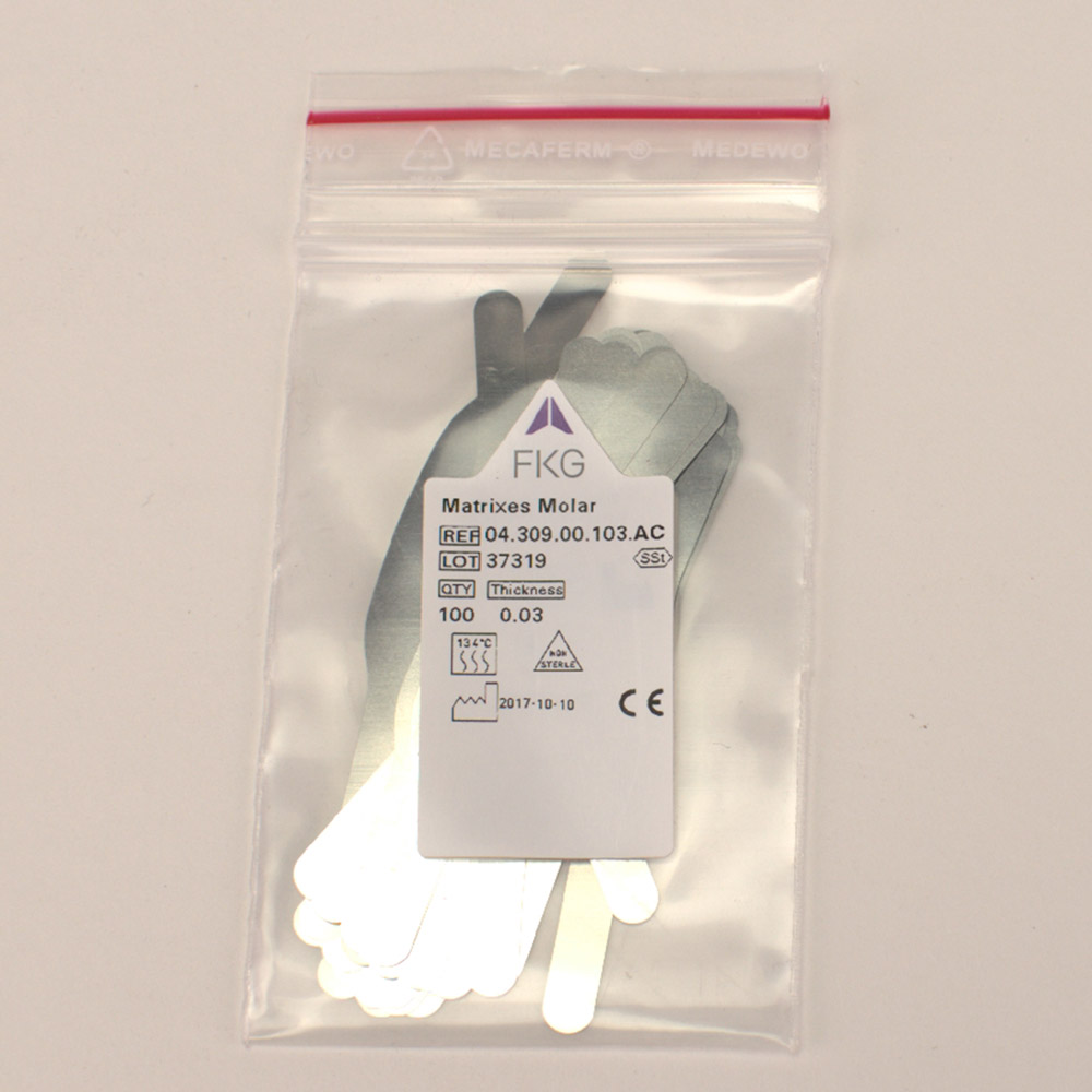 Matrizen FKG 309ET Stahl 0,03 100St