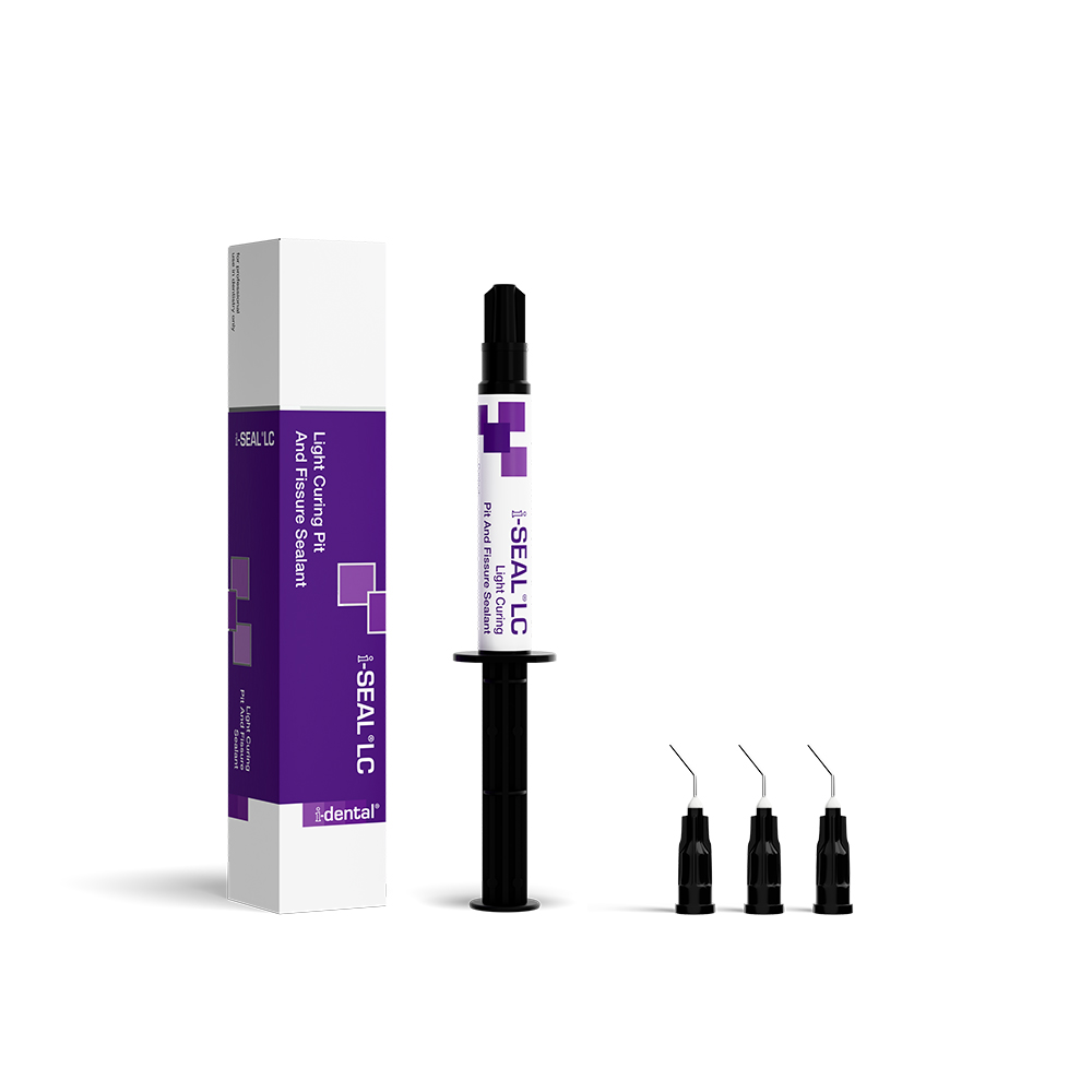 i-SEAL LC Lichtgehärtender Fissurenversiegler – i-dental, opak, 3,8g Spritze, inkl. 3 Applikator-Tips i-SEAL LC Lichtgehärtender Fissurenversiegler – i-dental, opak, 3,8g Spritze, inkl. 3 Applikator-Tips