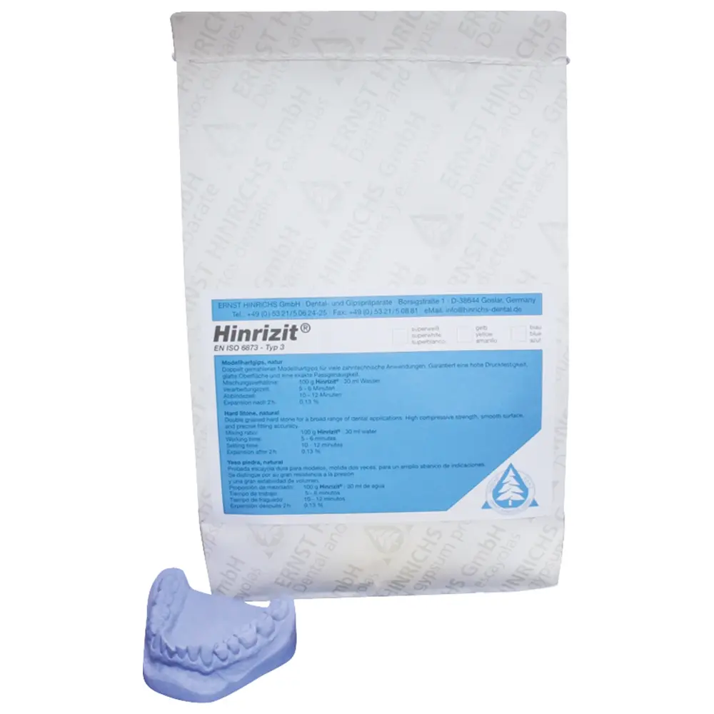 ERNST HINRICHS Hinrizit® - Sack 25 kg Modellhartgips blau ERNST HINRICHS Hinrizit® - Sack 25 kg Modellhartgips blau