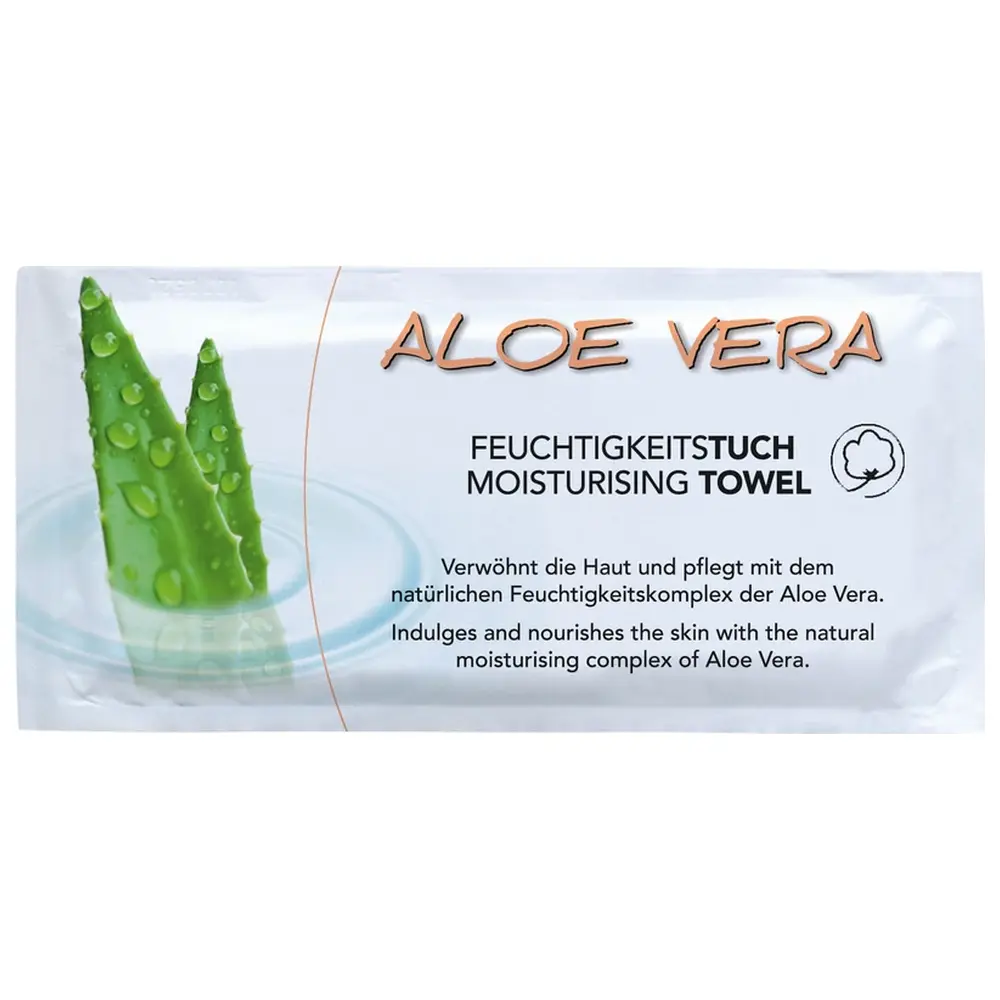 Coolike Erfrischungstücher - Karton 50 Stück Aloe Vera