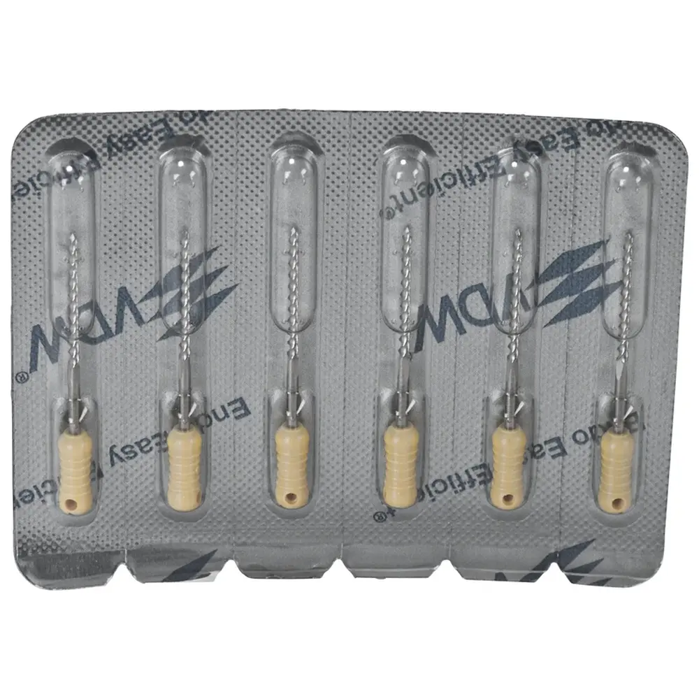 VDW STERILE K-Feilen - Blisterpackung 6 Stück 25 mm ISO 100