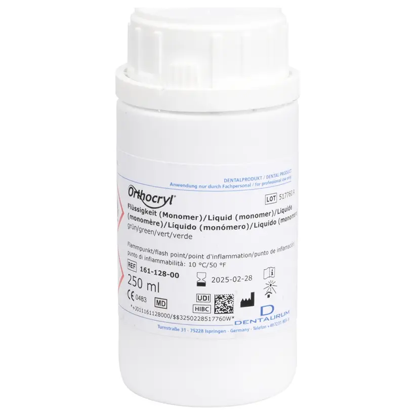 Dentaurum GmbH & Co. KG Orthocryl Flüssigkeit grün Flasche 250ml