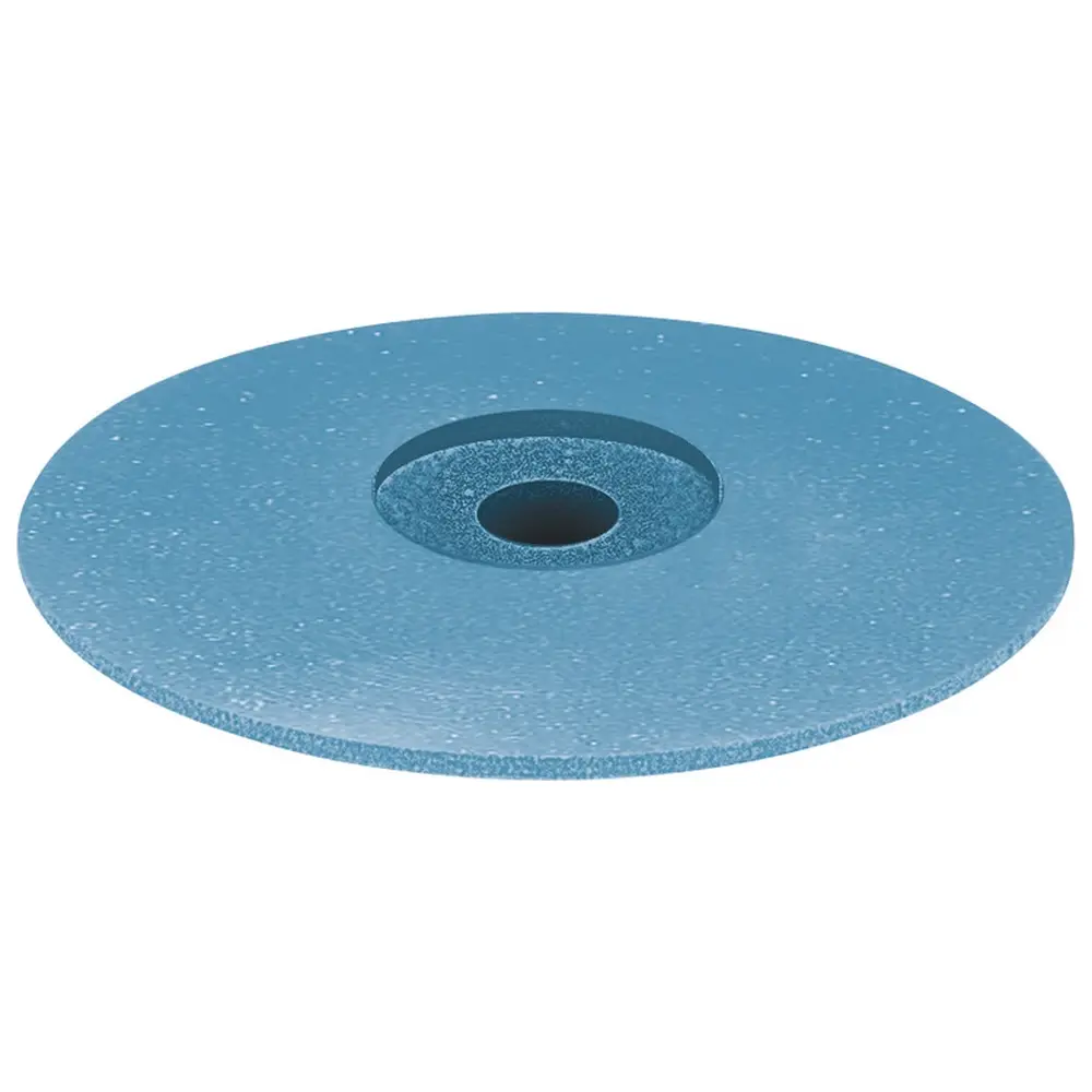 EVE Ernst Vetter EVE DIAPOL® - Stück unmontiert, blau grob, Figur Linse,15 x 2,5 mm