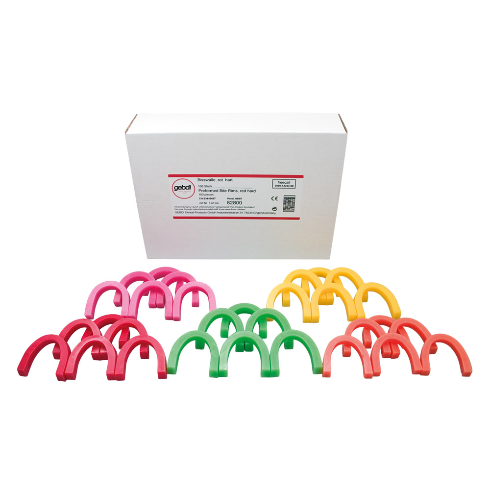 Bisswälle orange mittel 100St