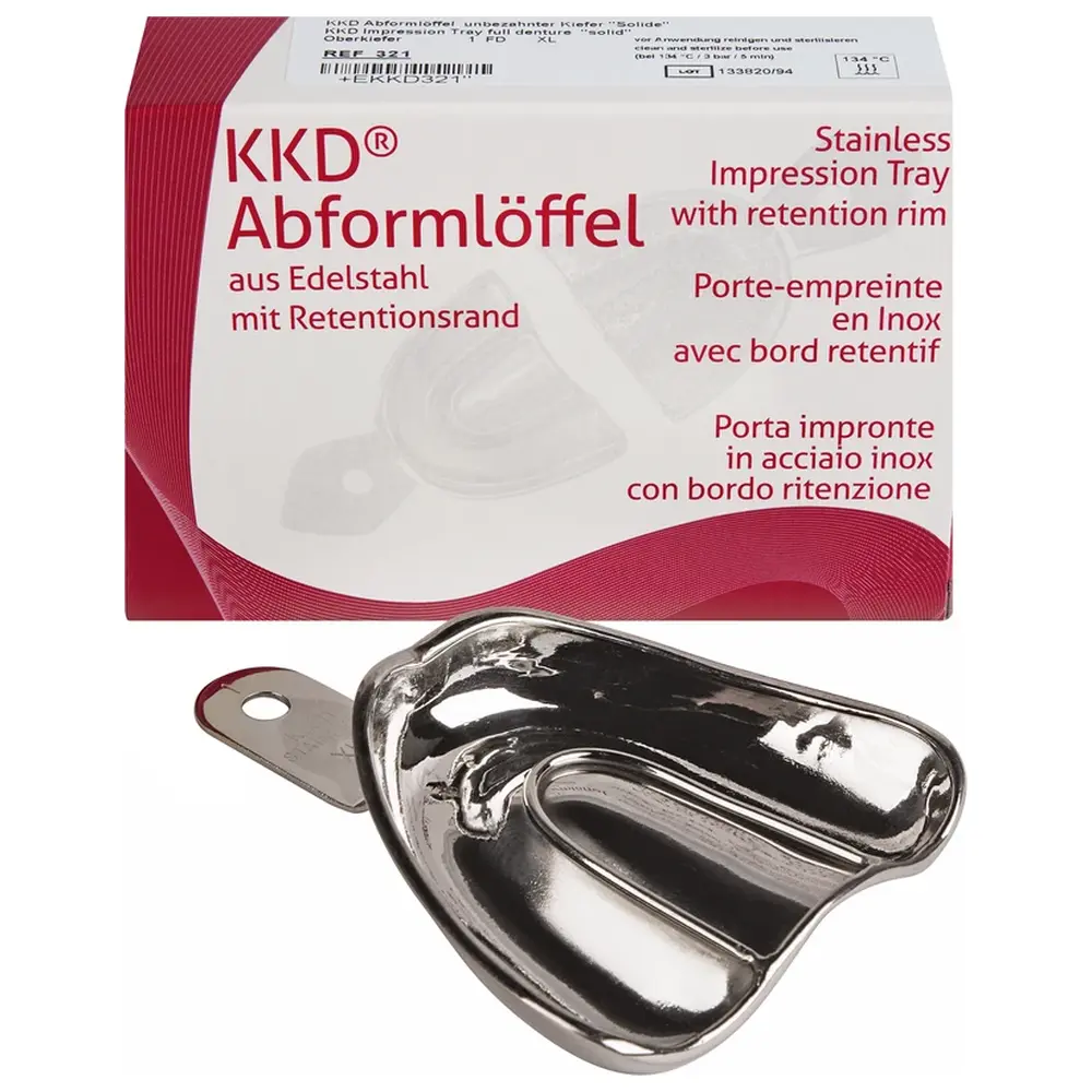 Kentzler-Kaschner KKD® Abformlöffel unbezahnt - Stück OK-1 FDXL, voll