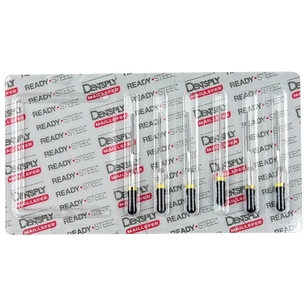 Dentsply Sirona READYSTEEL K-Files - Packung 6 Stück 31 mm ISO 080