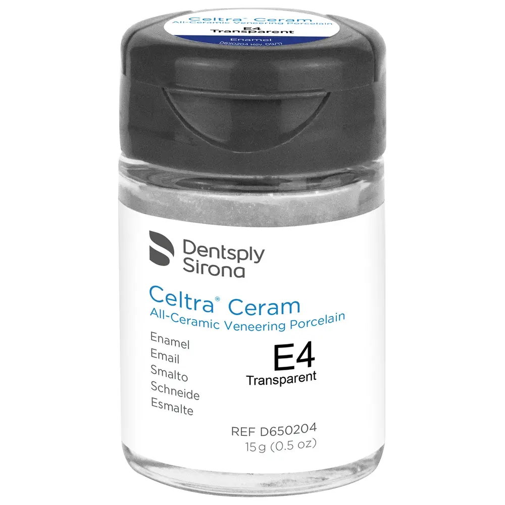 Dentsply Sirona CELTRA® CERAM - Dose 15 g Pulver enamel transparent E4