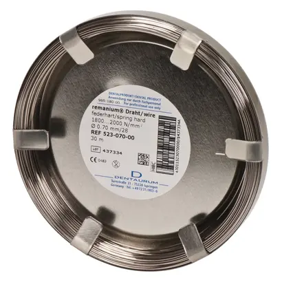 Dentaurum GmbH & Co. KG remanium Draht rund federhart D0,70mm/28 Rolle