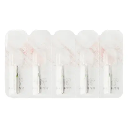 Edenta Diamanten 860 - Packung 5 Stück Standard, FG, Figur 247 Flamme, 5 mm, ISO 012