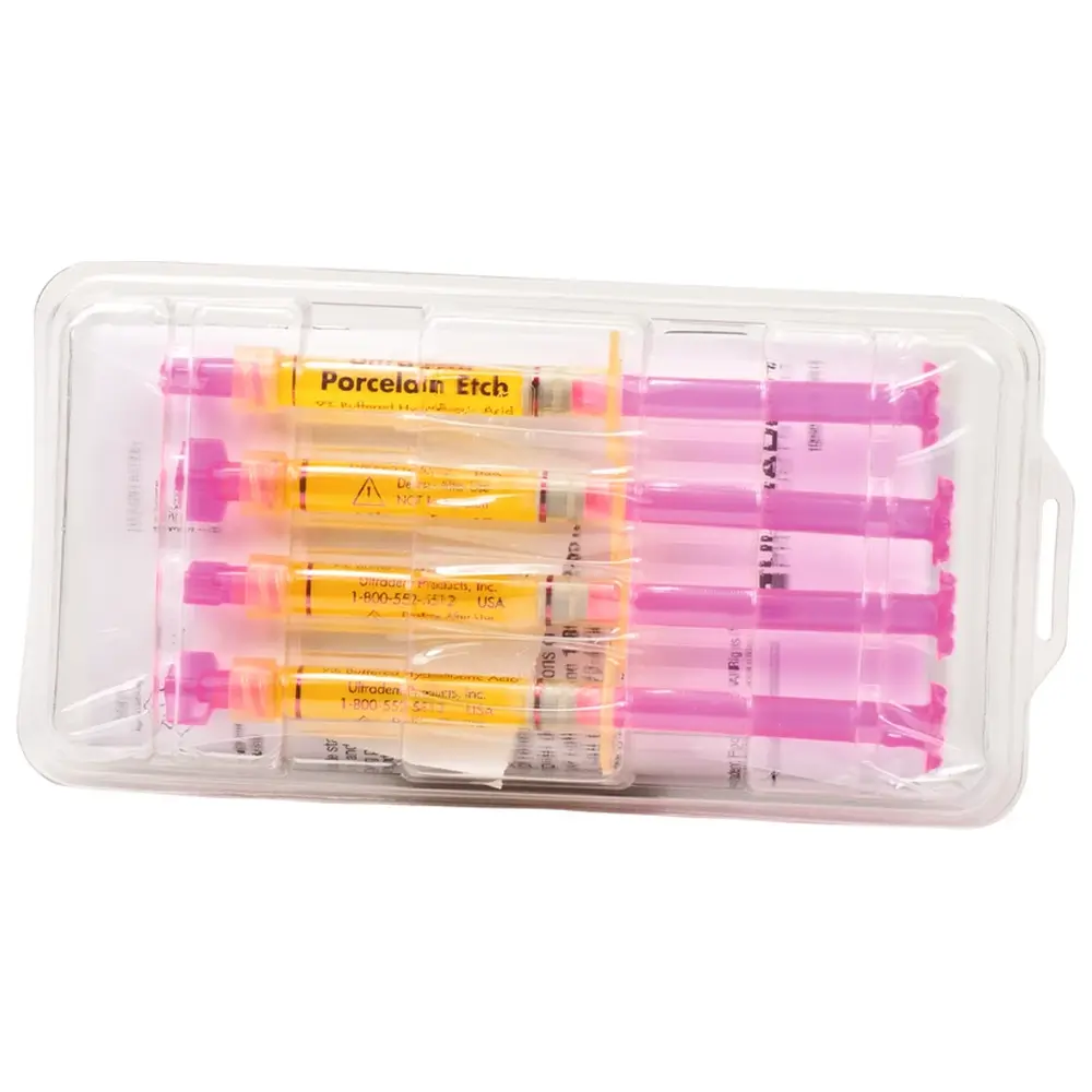 Ultradent Products Ultradent™ Porcelain Etch & Silane - Nachfüllpackung 4 x 1,2 ml Spritze