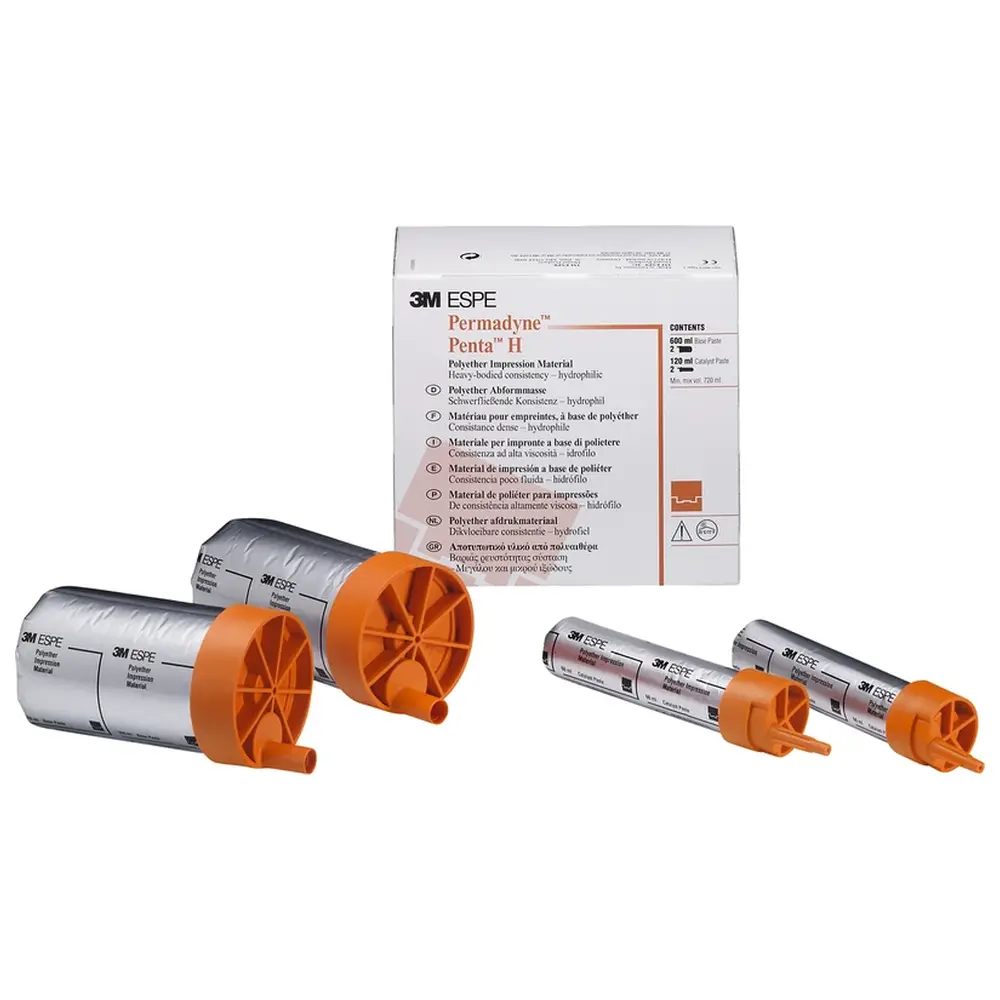 Solventum Dental Solutions Permadyne™ - Refill Packung 2 x 300 ml Basispaste, 2 x 60 ml Katalysator, Penta H