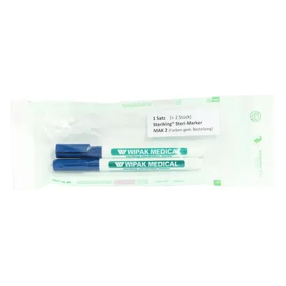 Wipak Walsrode GmbH & Co. KG Steriking Nicht-toxische Marker blau Pa 2