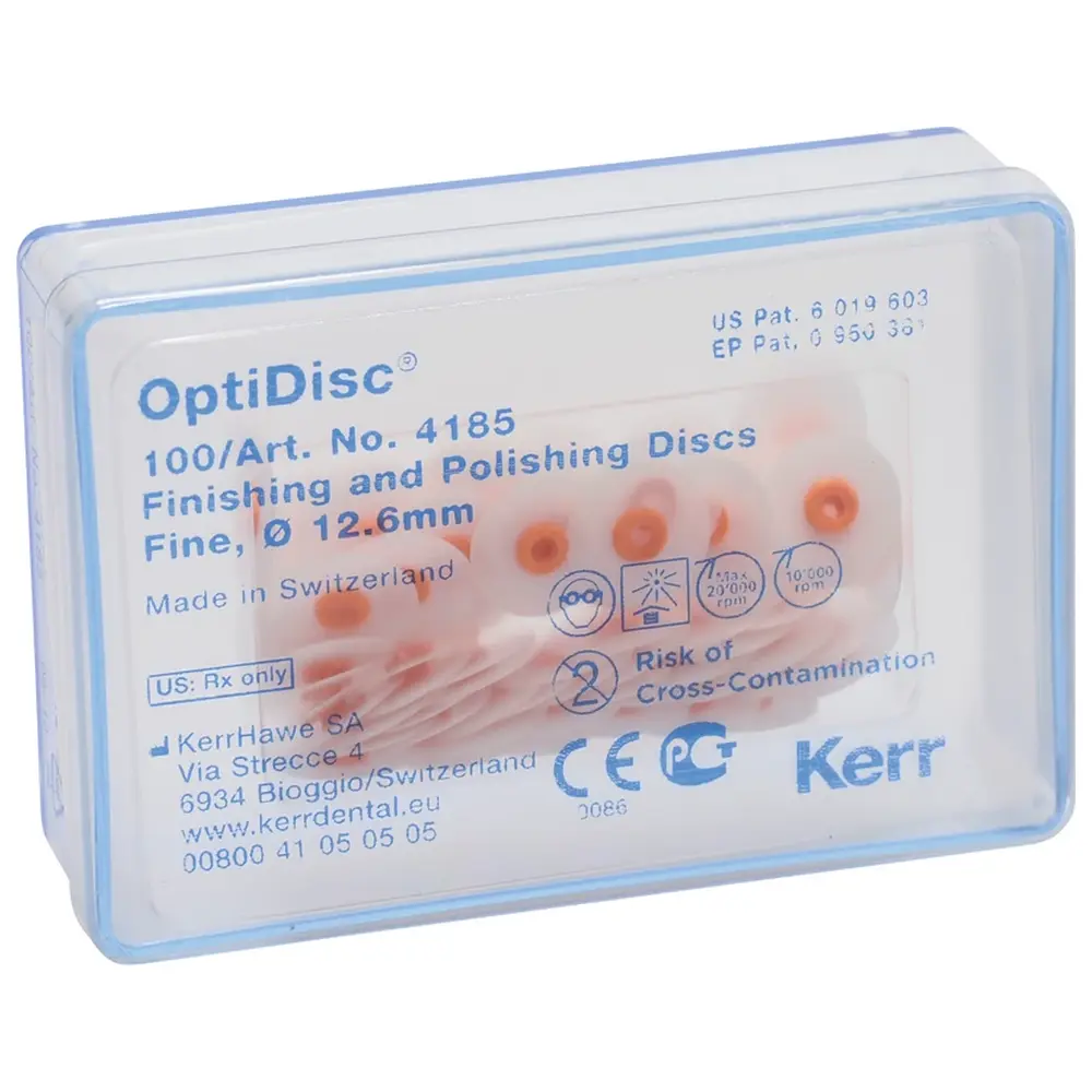Kerr OptiDisc® - Nachfüllpackung 100 Stück unmontiert, orange fein, Ø 12,6 mm