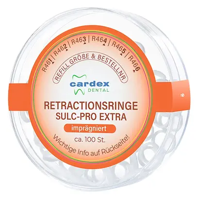 Cardex Dental GmbH Retraktionsringe SULC-PRO getränkt Gr.4 Pa 100