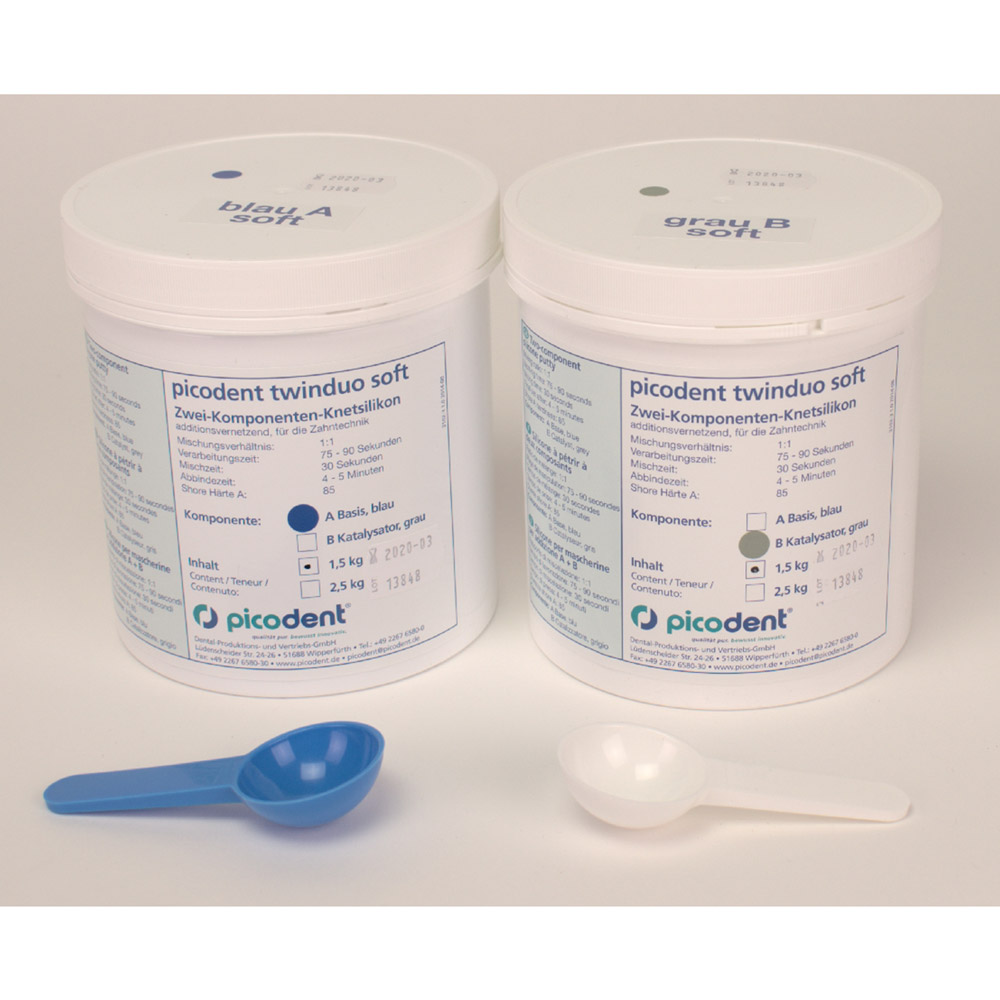 twinduo Soft A+B blau/grau 2x1,5Kg