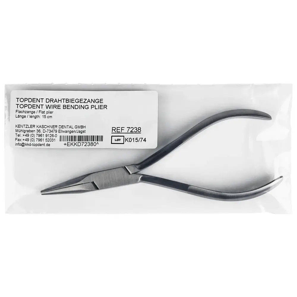 Kentzler-Kaschner TOPDENT Flachzange - Stück 07238