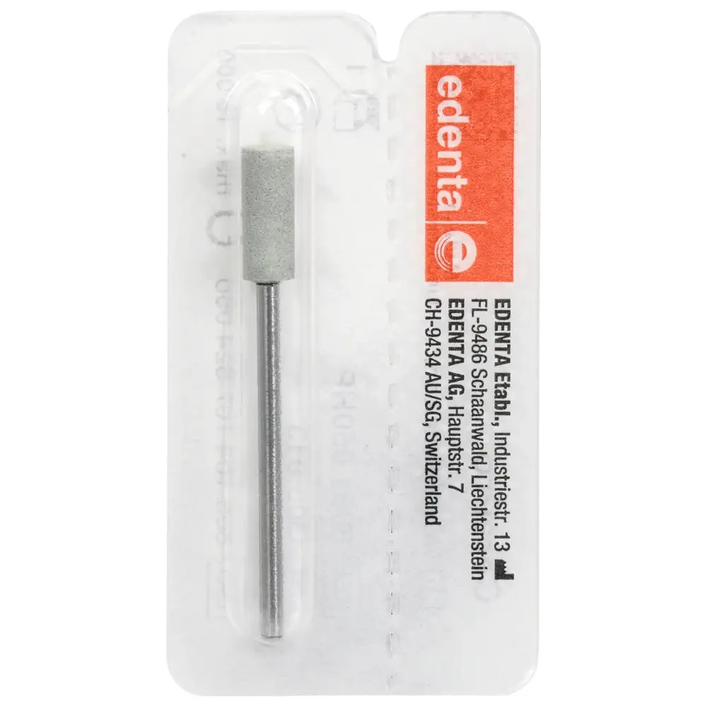 Edenta CeraPro - Stück blau-türkis, mittelgrob, HP, Figur 107, 13 mm, ISO 050