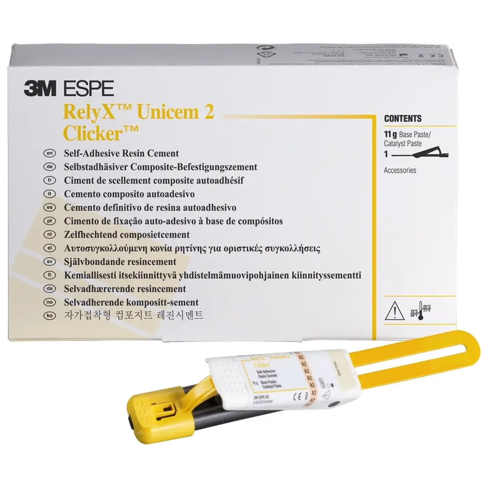 Solventum Dental Solutions RelyX™ Unicem 2 Clicker - Packung 11 g Clicker Dispenser A2 universal, 1 Anmischblock