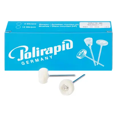 Polirapid Dr. Montemerlo GmbH & Co. KG Miniaturbürste m.HP 103/19mm H Baumwollgarn Pa 6