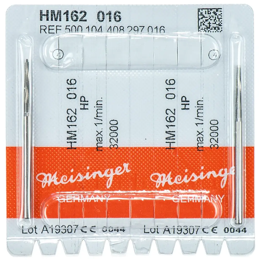 Hager & Meisinger Chirurgie Fräser HM 162 - Packung 2 Stück HP, Figur 408, 11 mm, ISO 016
