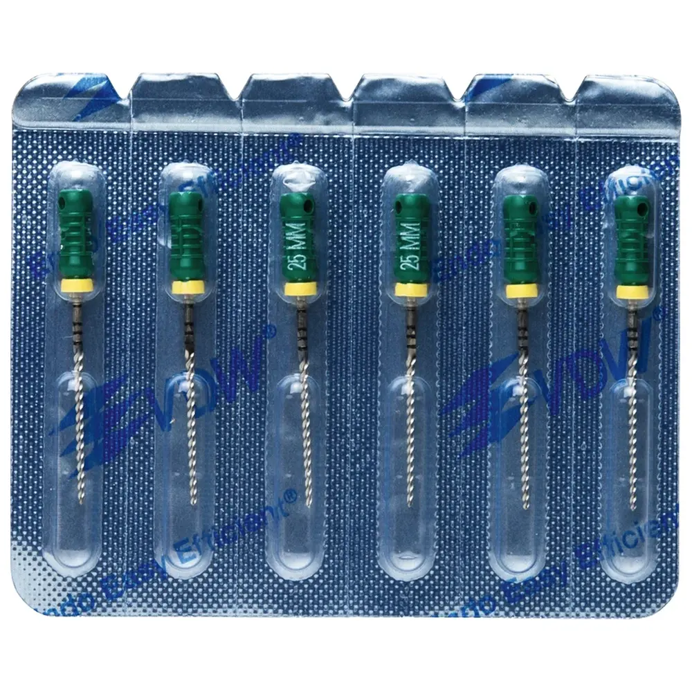 VDW STERILE K-Feilen - Blisterpackung 6 Stück 25 mm ISO 070