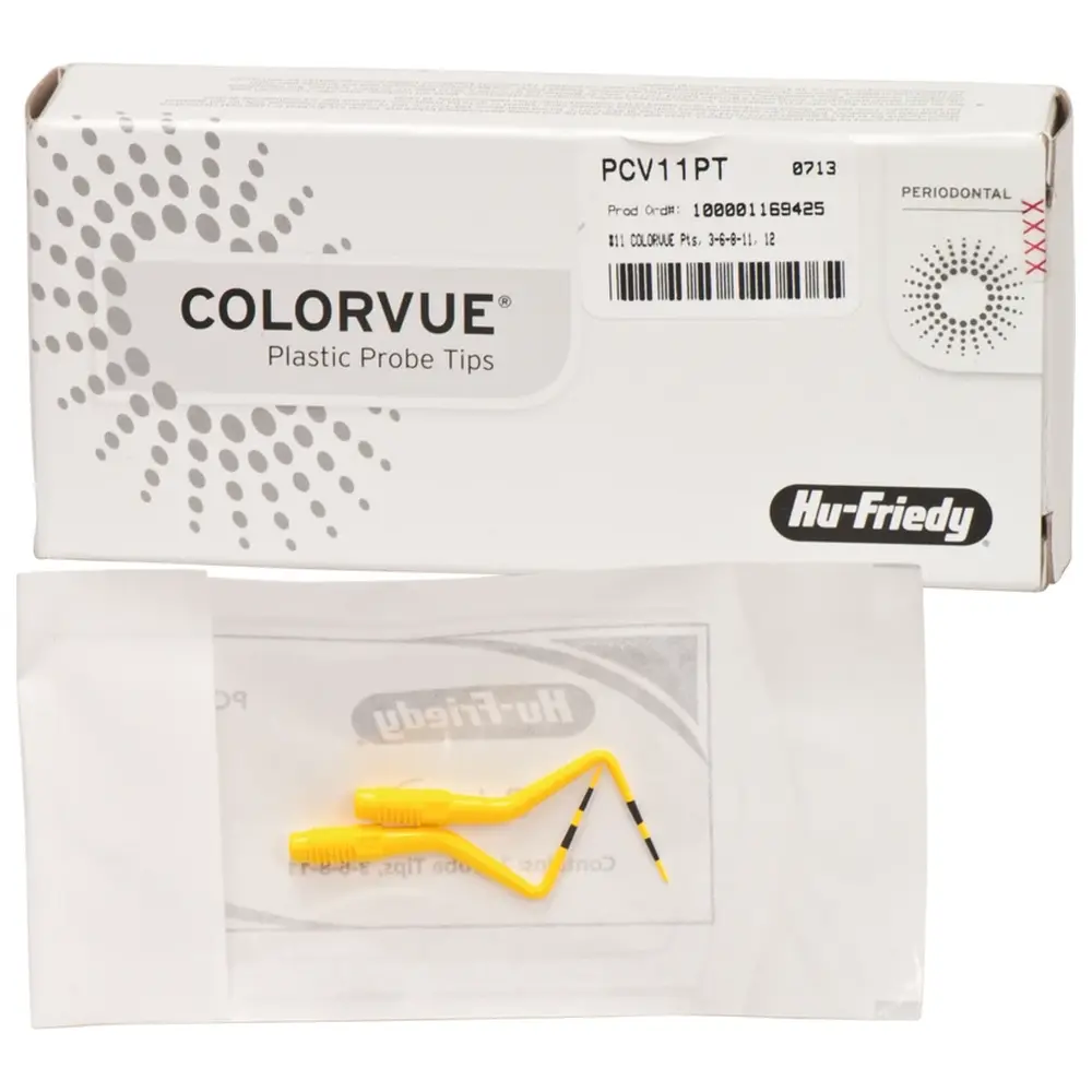 Hu-Friedy Colorvue® Ersatzspitzen - Packung 12 Stück 3-6-8-11