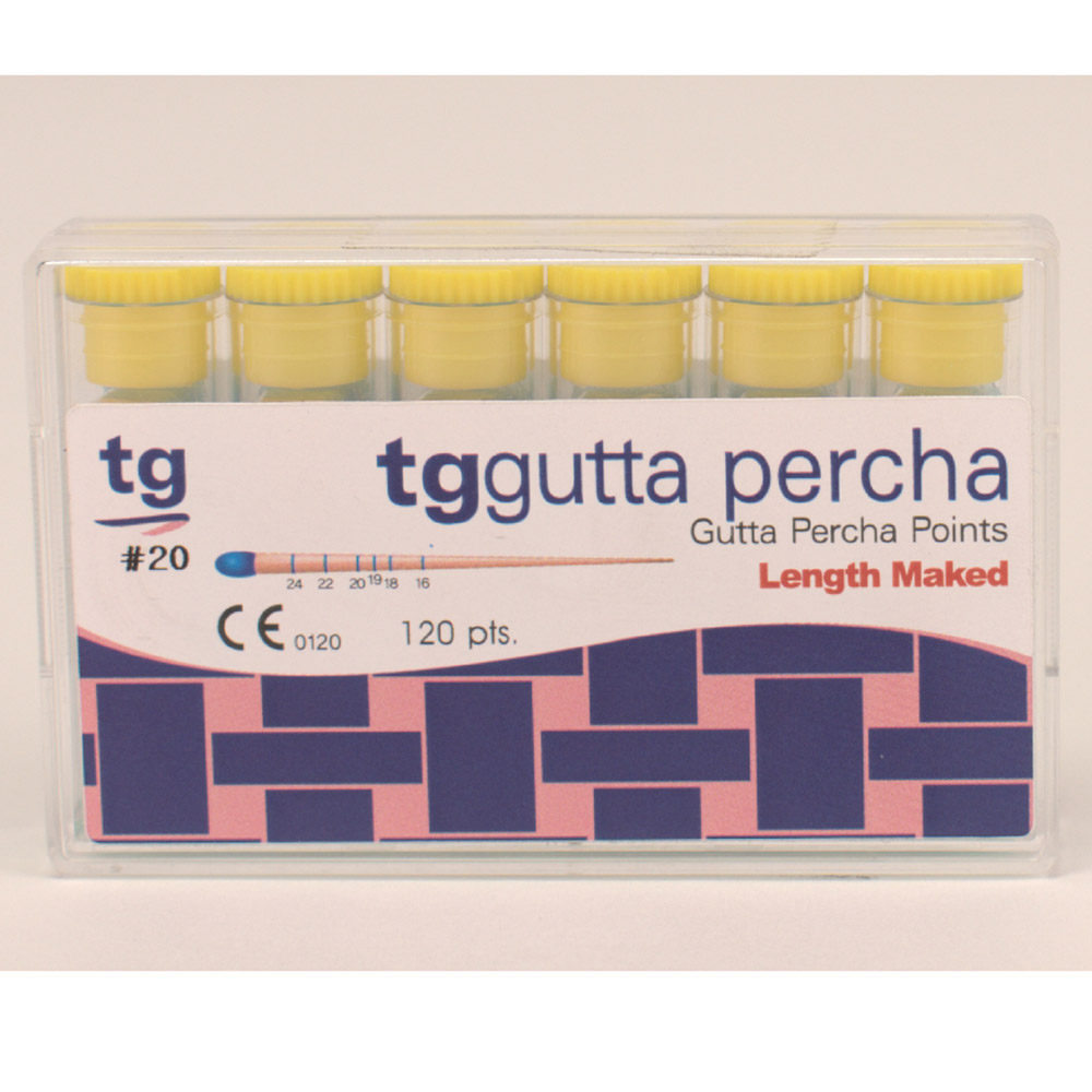GX225225_tg_Gutta_Percha_Yellow_Size_20_120pcs tg Gutta Percha Yellow Size 20 120pcs