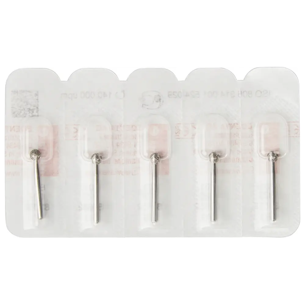 Edenta Diamanten 801 - Packung 5 Stück Standard, FG, Figur 001 Kugel, ISO 029