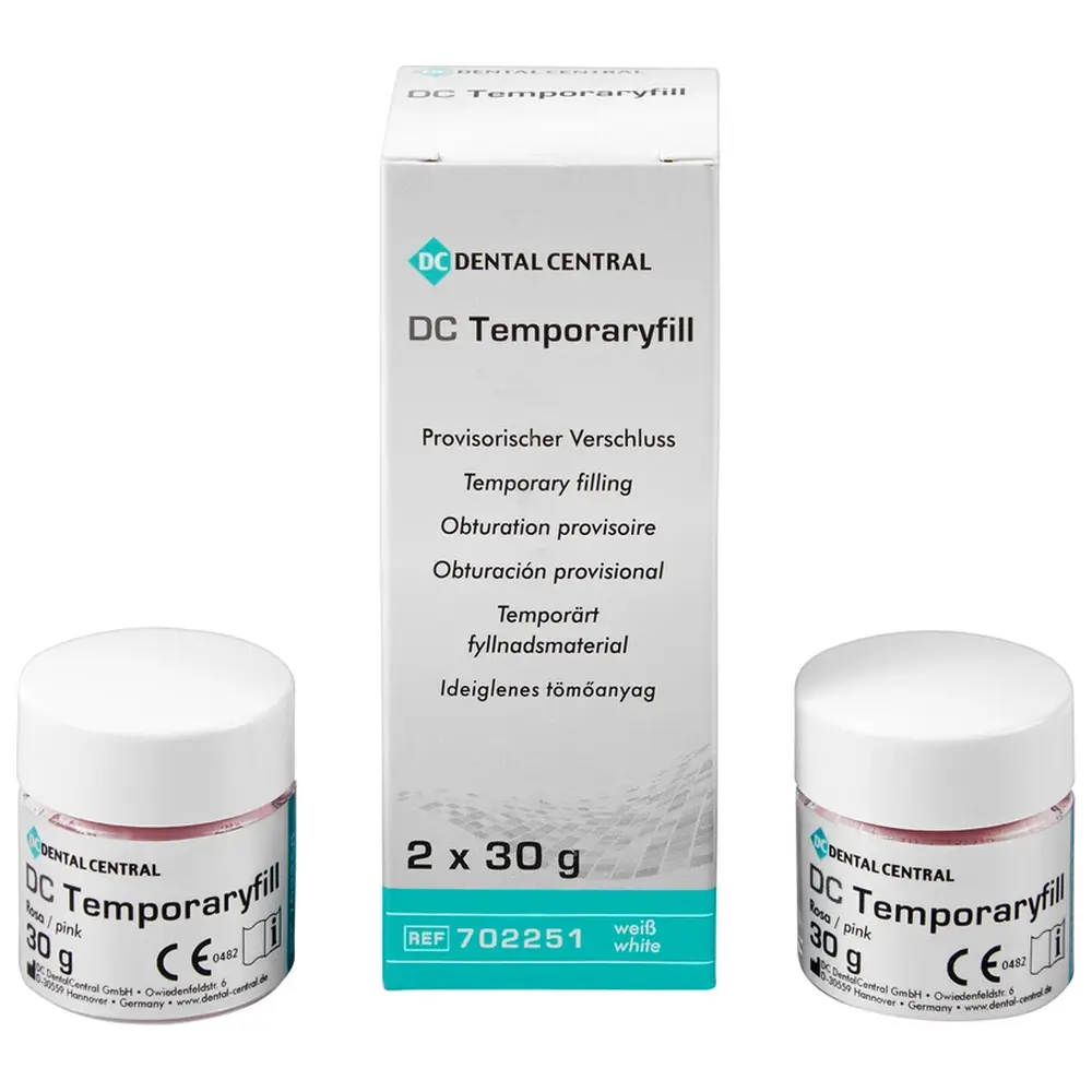 DC Dental Central DC Temporaryfill - Packung 2 x 30 g Paste rosa