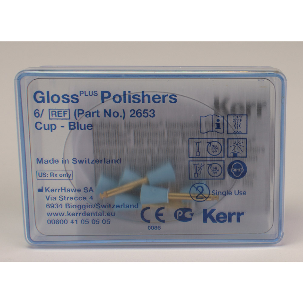 Gloss plus Polierer Kelch 6St