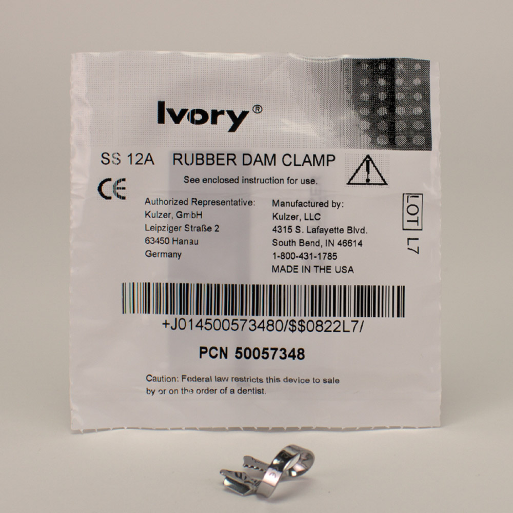 GX67059_Kofferdam_Klammer_Ivory_Nr_12A__St Kofferdam Klammer Ivory Nr. 12A St
