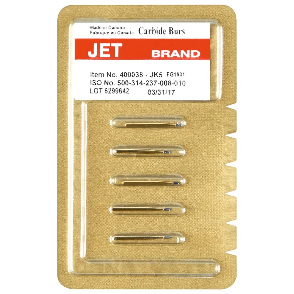 Kerr HM Bohrer FG 1931 - Packung 5 Stück Birnenförmig, FG, 1,6 mm, ISO 010