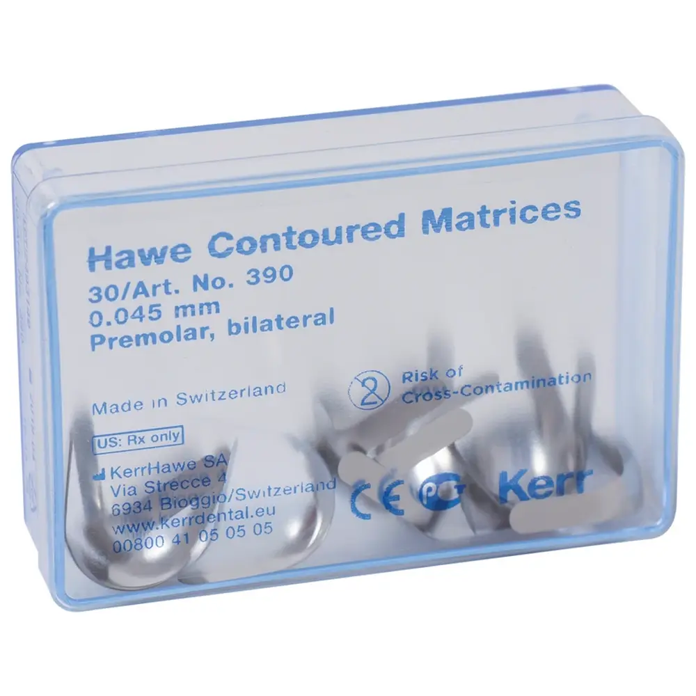 Kerr Konturierte Matrizen - Nachfüllpackung 30 Stück Form 390