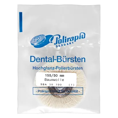 Polirapid Dr. Montemerlo GmbH & Co. KG Schmalbürste 155/50mm Baumwollgarn m.AK St