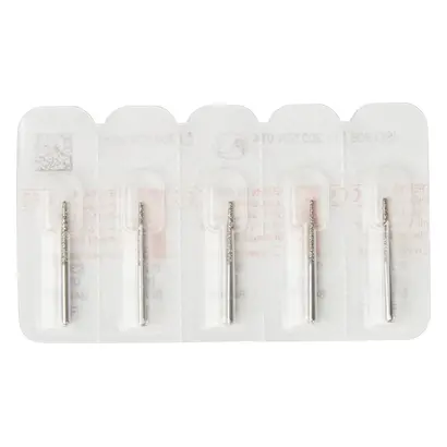 Edenta Diamanten 850L - Packung 5 St. Standard, FG, Fig. 200 Konus lang, Kante rund, 11,5 mm, ISO 014