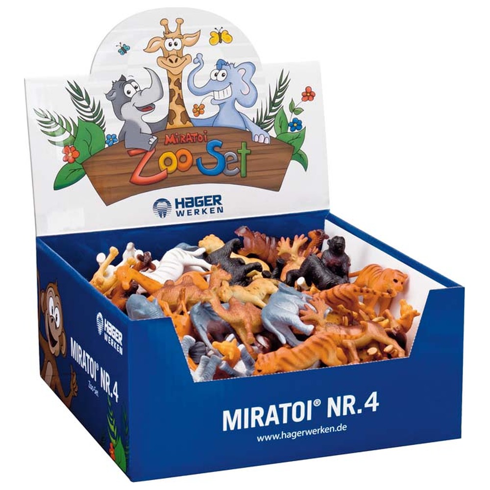 Hager & Werken Miratoi® Nr. 4 Zoo-Set - Packung 100 Stück Hager & Werken Miratoi® Nr. 4 Zoo-Set - Packung 100 Stück