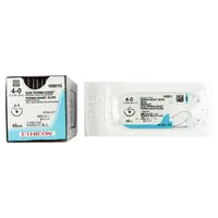 Johnson & Johnson International PH-Seide schwarz 45cm 4-0 J1 gefl.Stärke 1,5 Pa 12