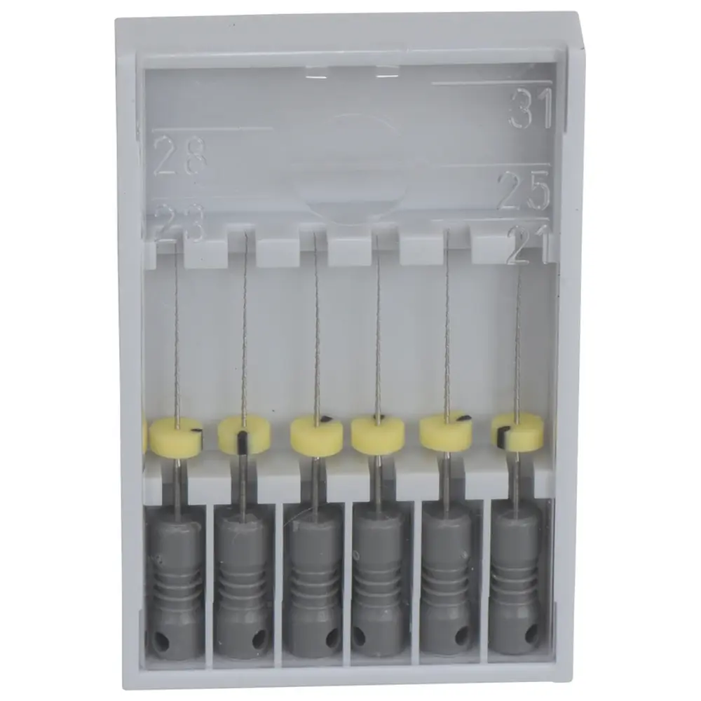 Edenta Hedströmfeilen 174 - Packung 6 Stück schwarz, 21 mm ISO 008
